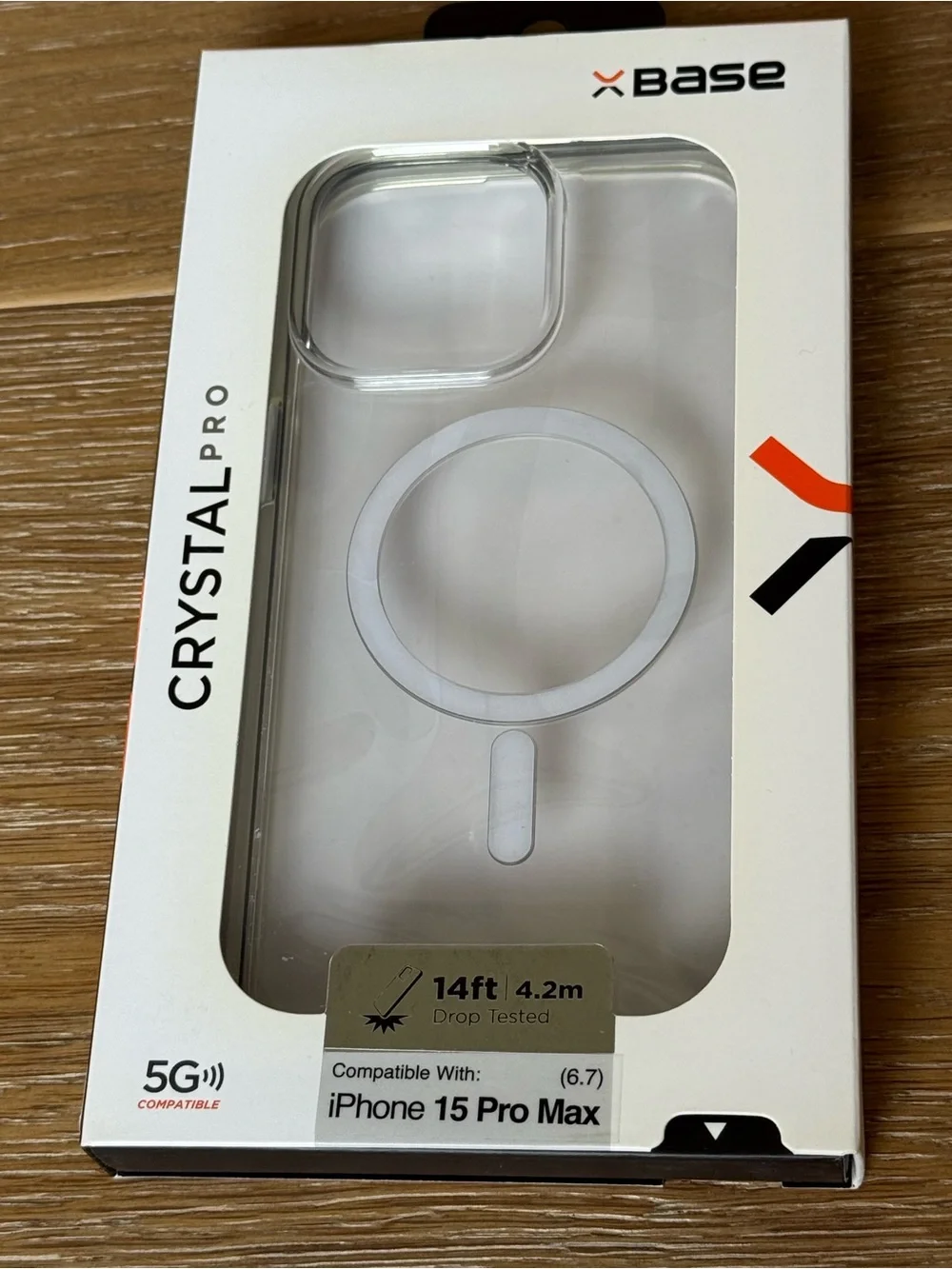 New xBase Crystal Pro Clear Case for iPhone 15 Pro Max 6.7” Clear Crystal